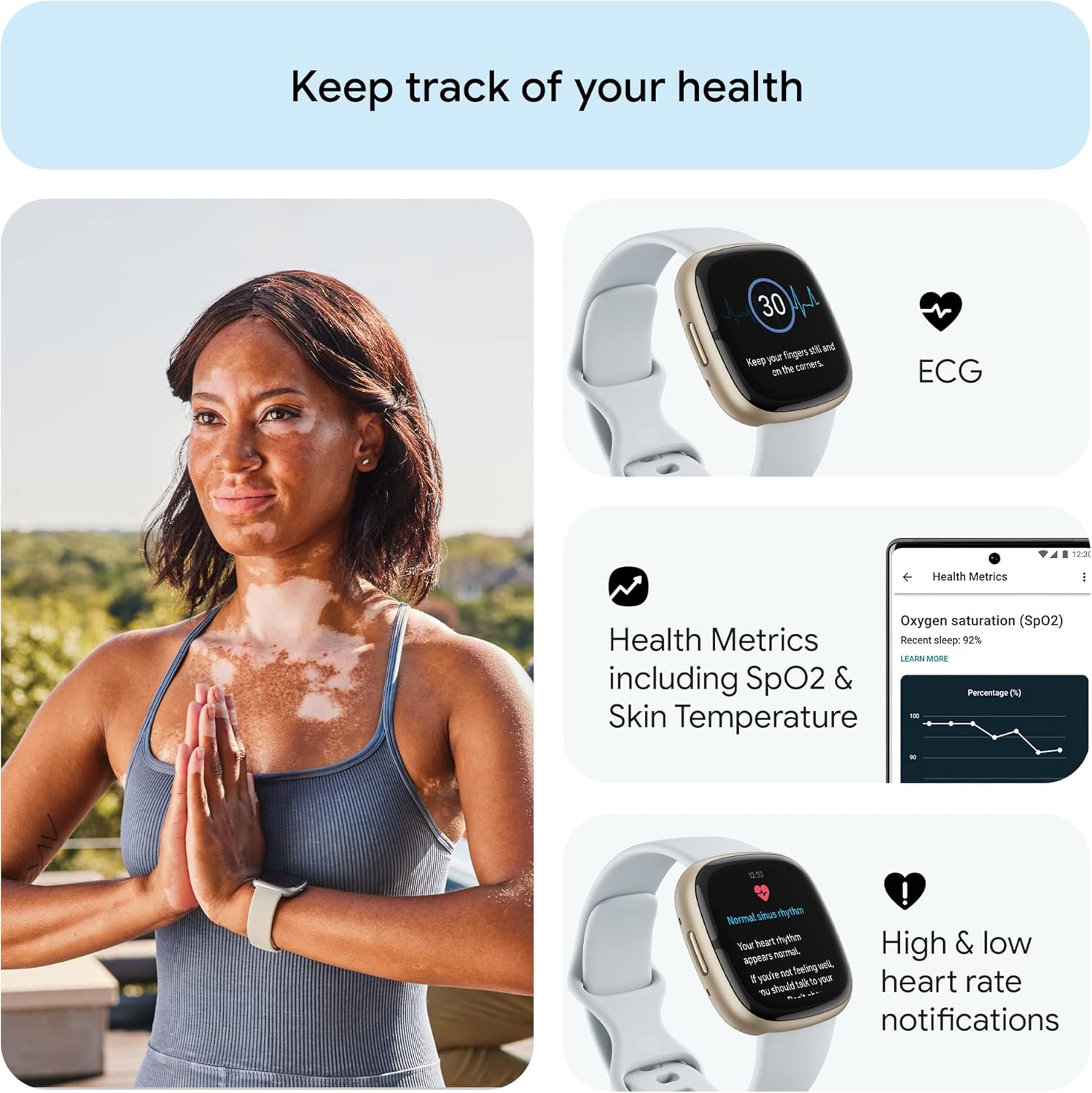 Fitbit Sense 2 Smartwatch - Advanced Health & Sleep Tools 6 81nM XuEBlL. AC SL1500 1