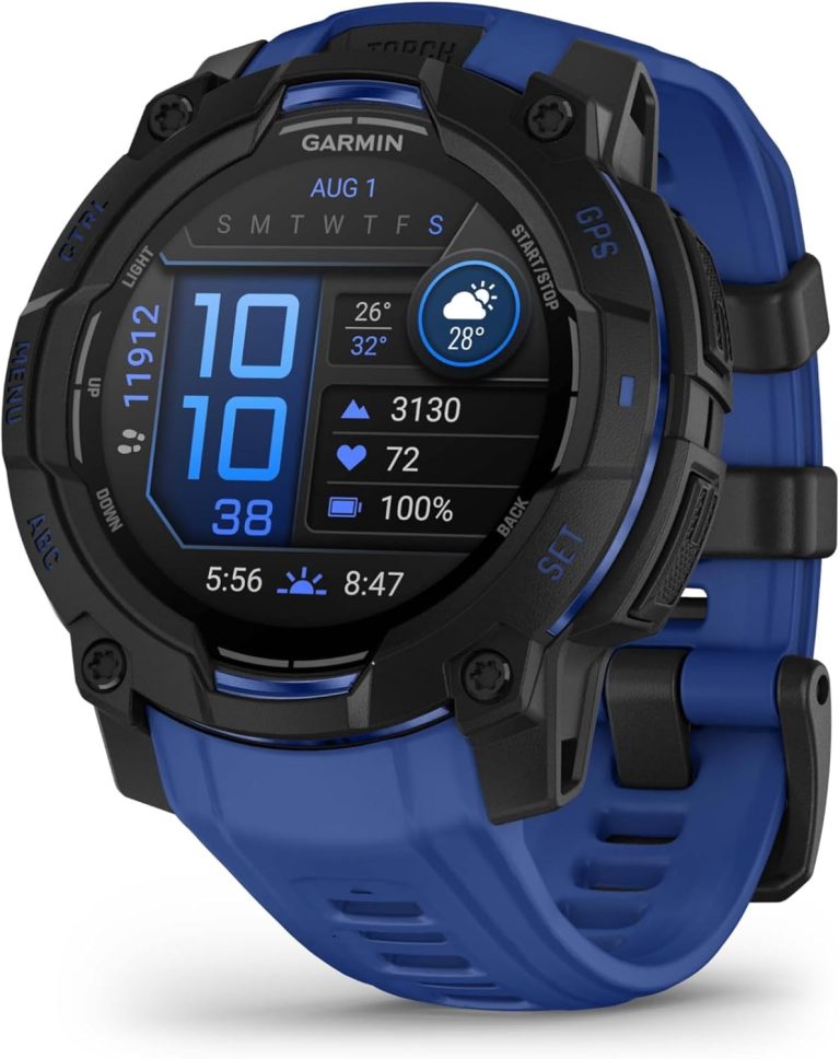 Garmin Instinct 3 45 Mm AMOLED Rugged GPS Smartwatch