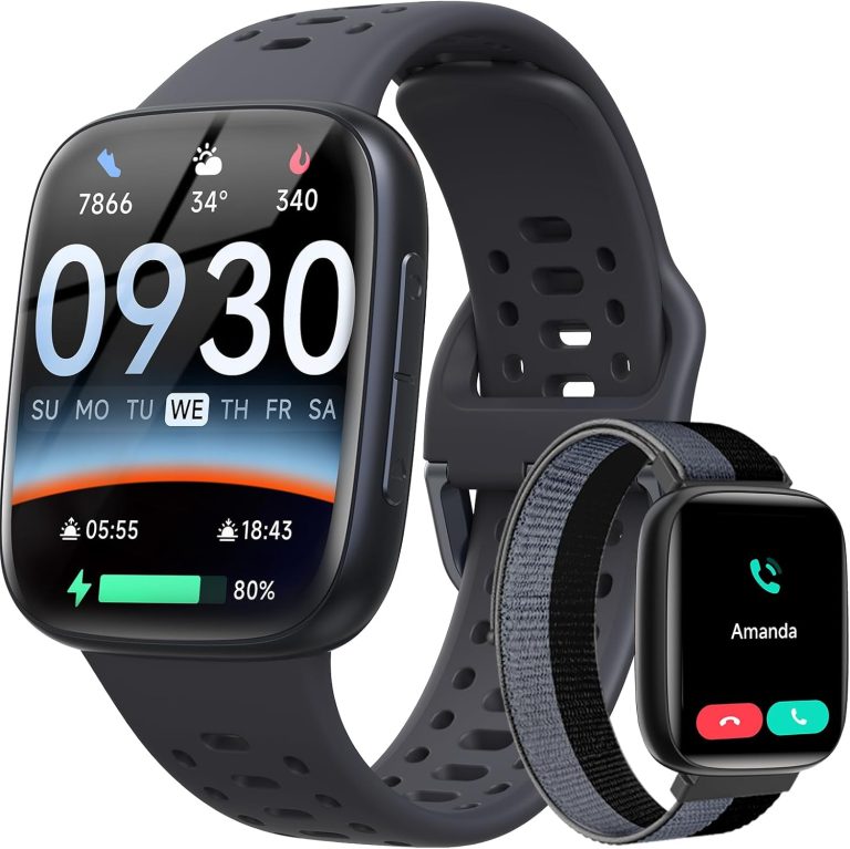 Smart Watches for Men Android iPhone — 1.85″ AMOLED