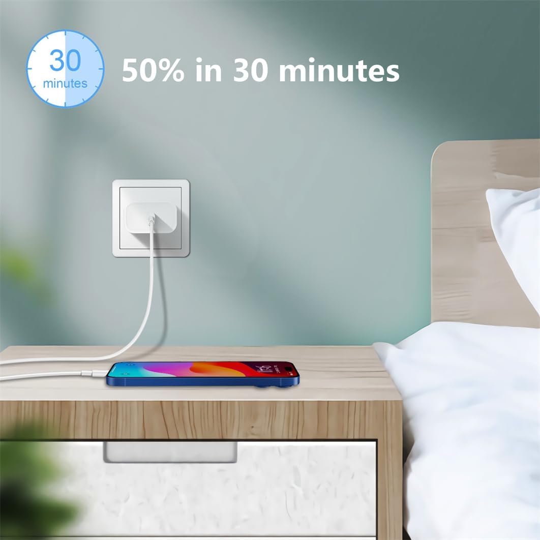 Fast USB-C Charger Block 20W for iPhone & Apple Watch 6 51 AM41qnYL. AC SL1062 1