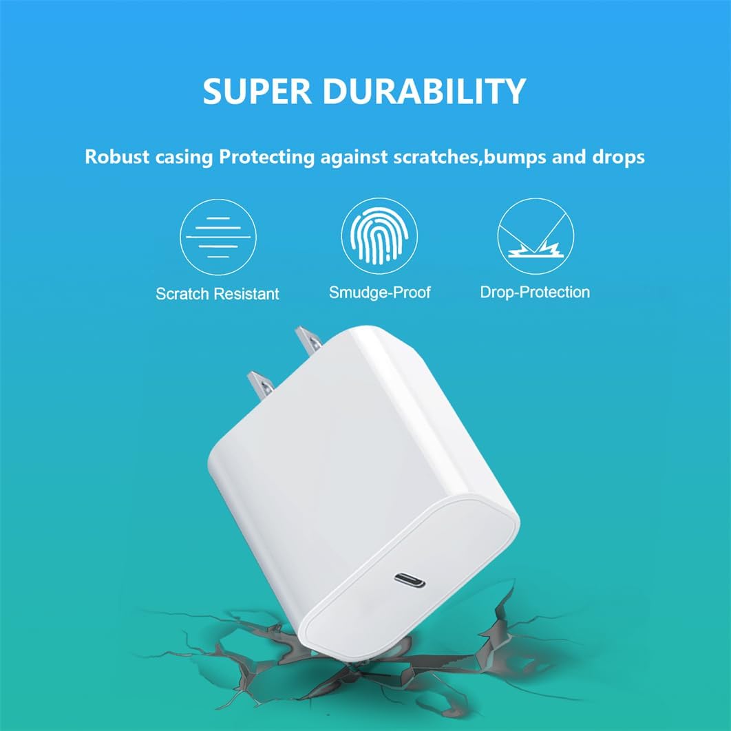 Fast USB-C Charger Block 20W for iPhone & Apple Watch 10 51tk438kBOL. AC SL1062 1