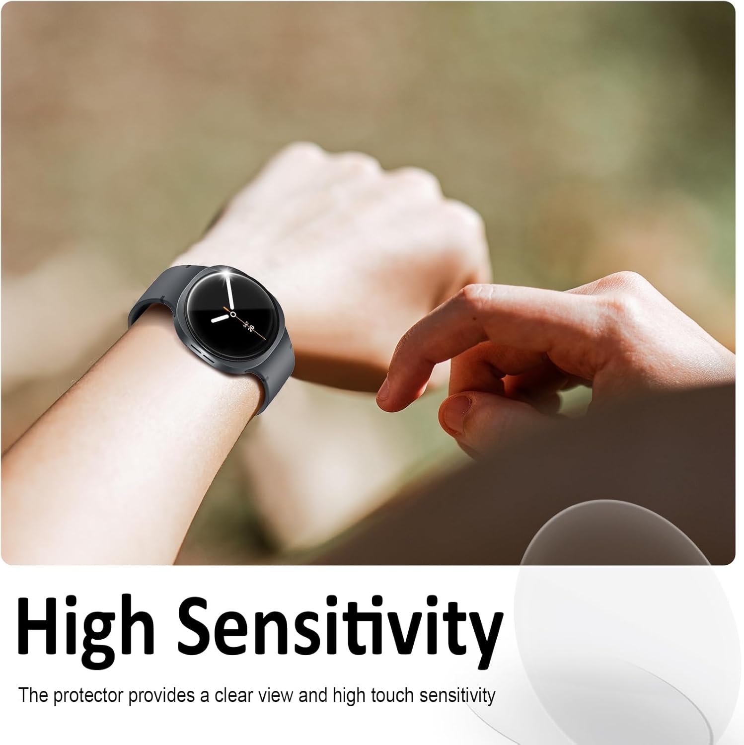 SPGUARD Screen Protector 4 Pack for Galaxy Watch 8 40mm 6 619uSWIaD6L. AC SL1500 1
