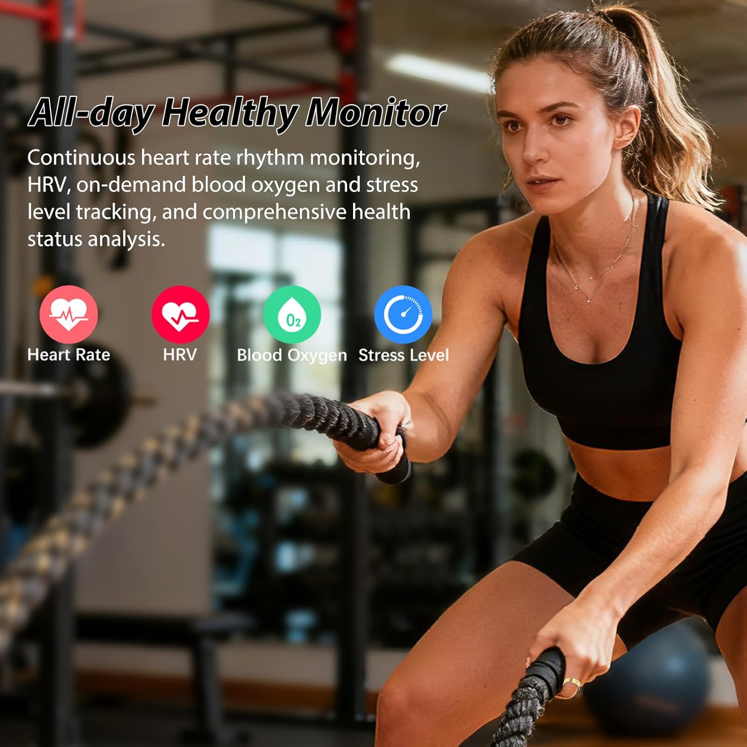 Smart Health Ring - Gold