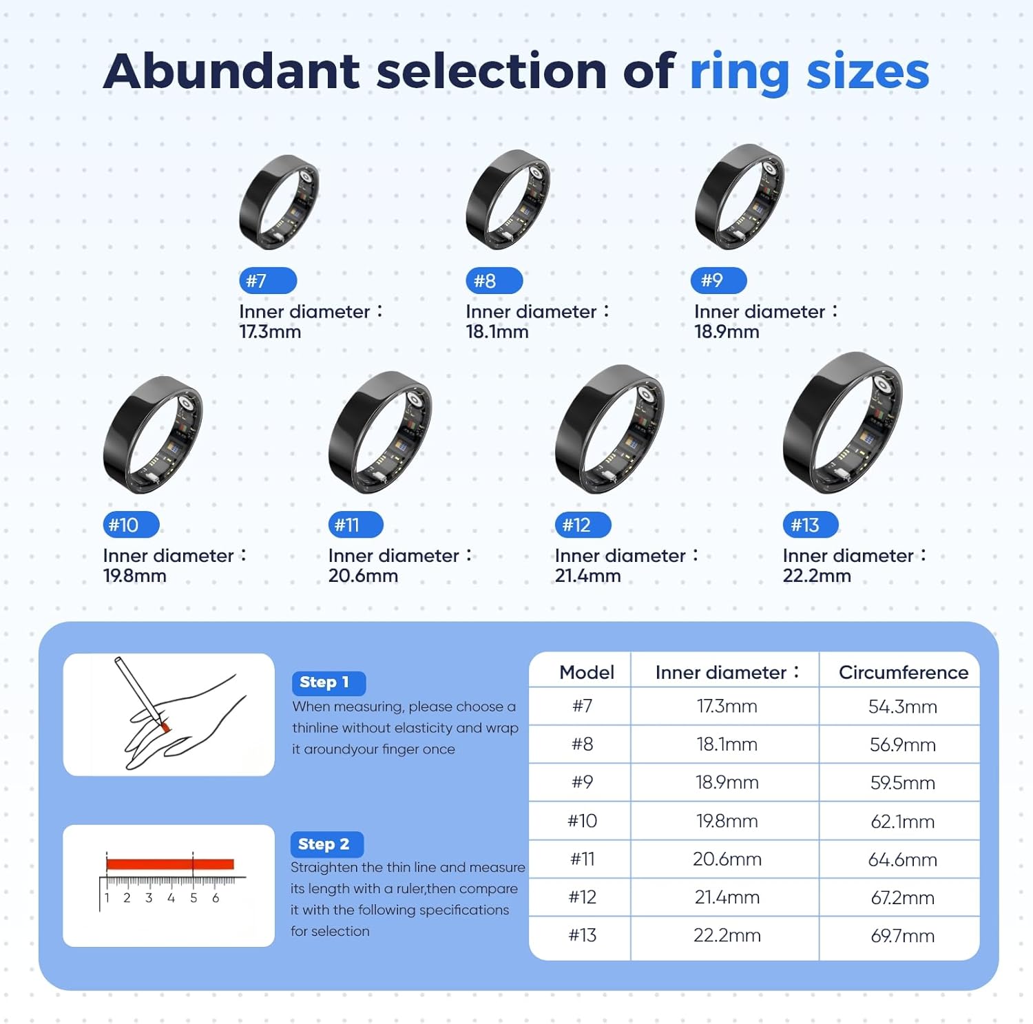 BIEMHA Smart Ring IP68 Fitness & Health Tracker - Rose Gold 4 71MqFl8rr5L. AC SL1500 1