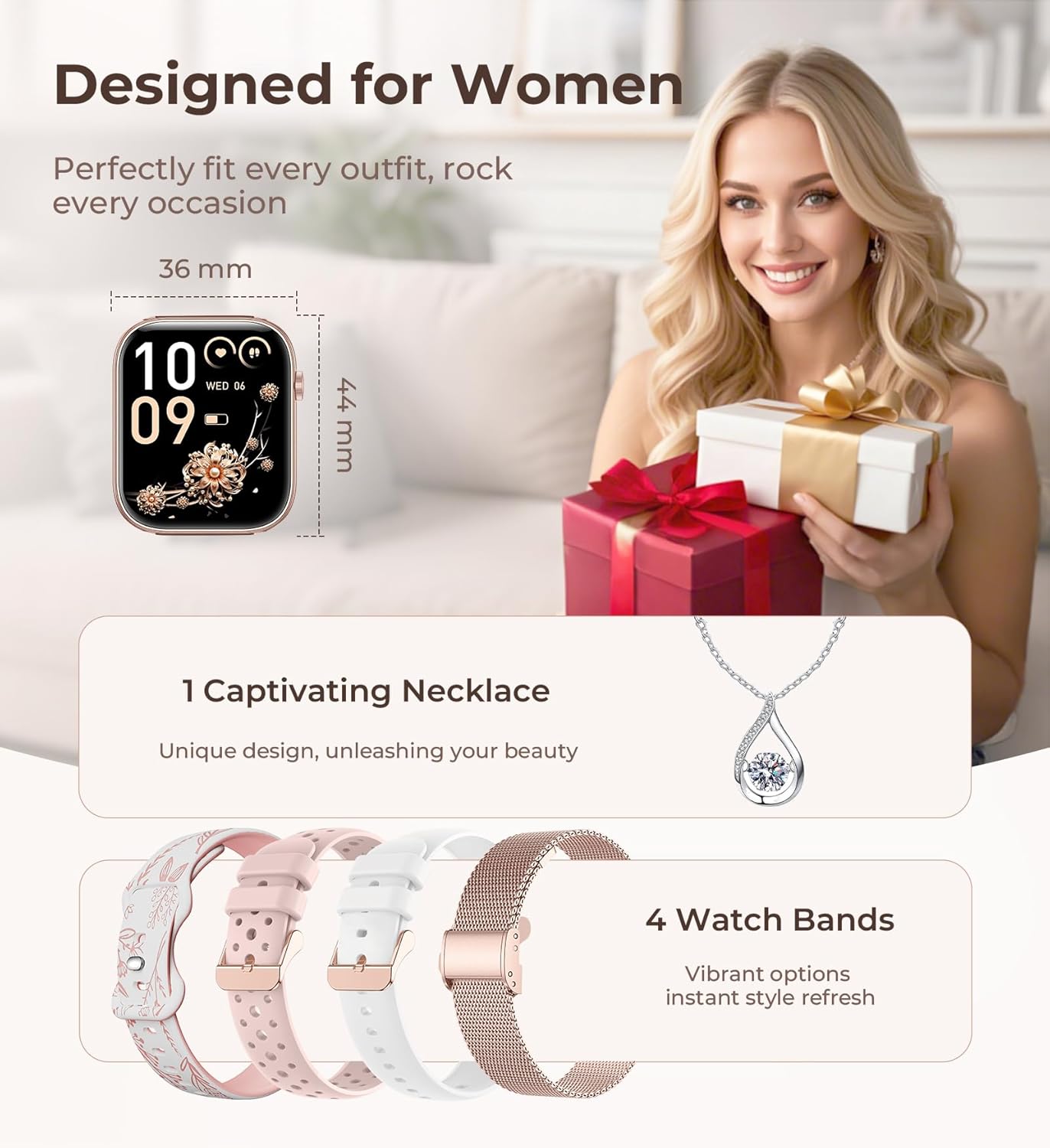 Iaret Smart Watch for Women 1.83in HD Fitness Tracker 4 71PiD1JnOL. AC SL1500 1