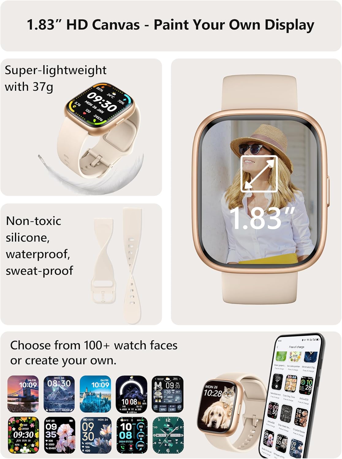 Smart Watch 2026 Upgrade - 44mm Alexa Call, HR Monitor 6 81rYzmoHzBL. AC SL1500 1