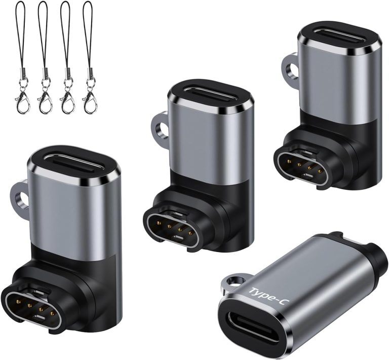 USB C Garmin Watch Charger Cable Adapter 4-Pack | Type-C
