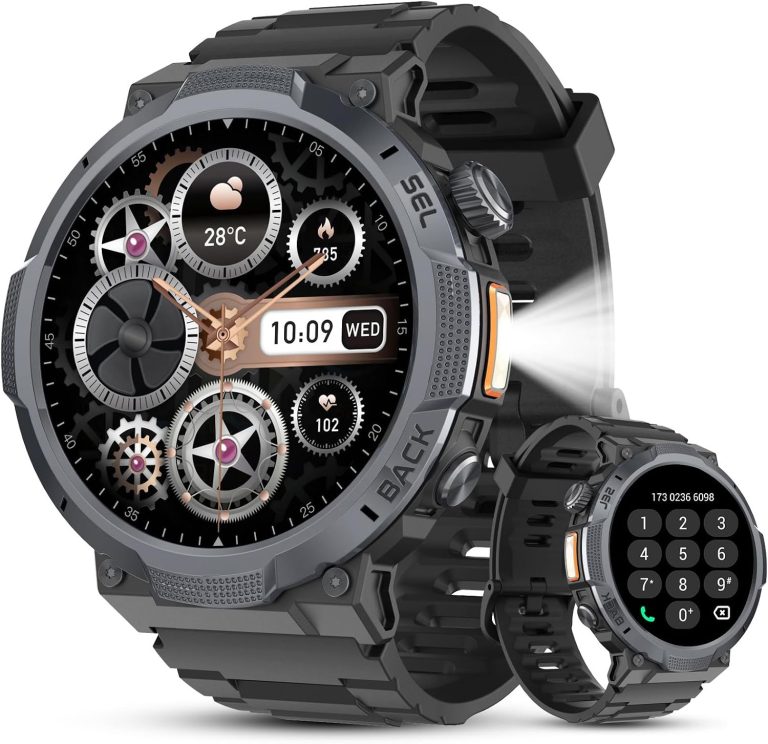 Military Smart Watch for Men 1.53in HD Fitness Calls
