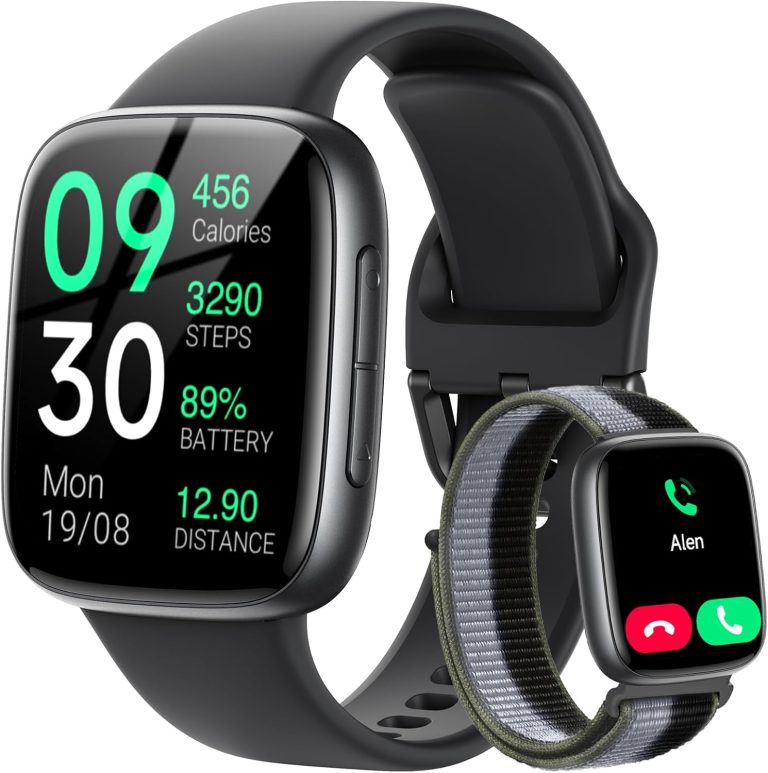 Fitpolo Smart Watch 1.85in AMOLED Tracker Bluetooth Call