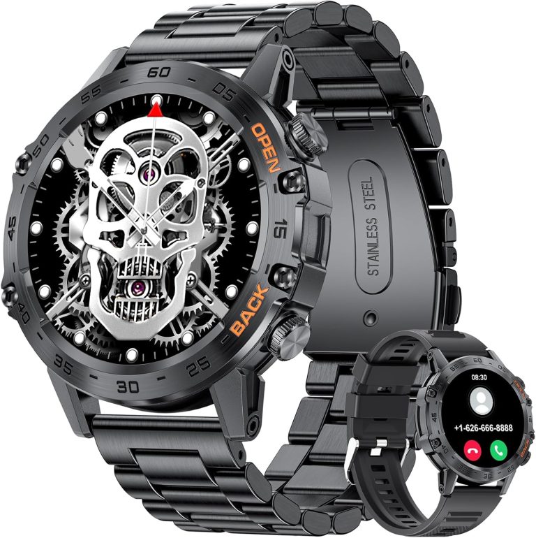 SUNKTA Military Smart Watch, 100 Sports Modes, 5ATM, Calls