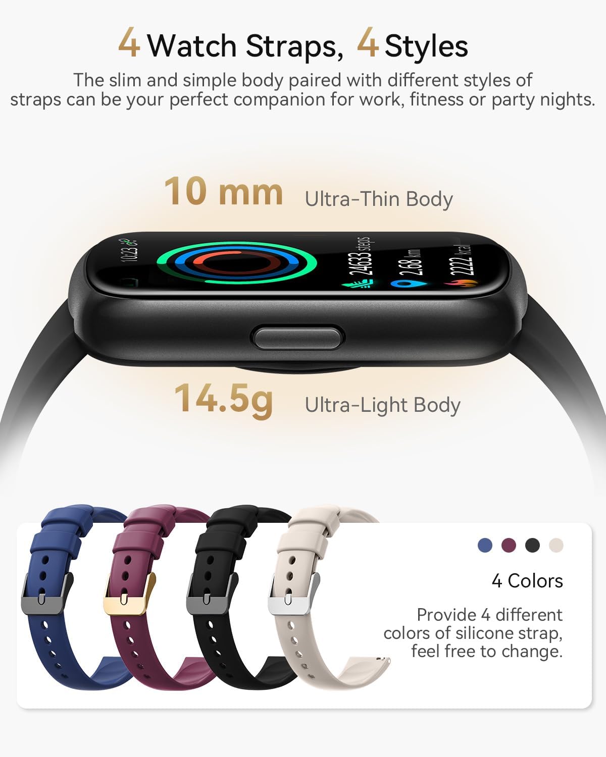 DEKELIFE Fitness Trackers Smart Watch IP68, HR & SpO2 12 61S79gfnsSL. AC SL1500 1