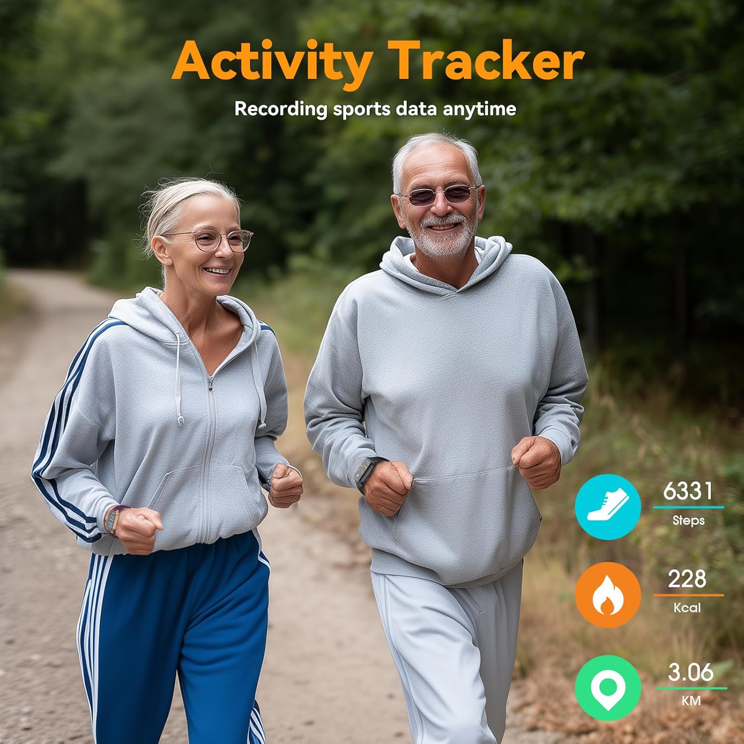 DAVIKO Smart Watch — Senior-Friendly No App/Phone Needed 6 7137YiCPpXL. AC SL1500 1 1