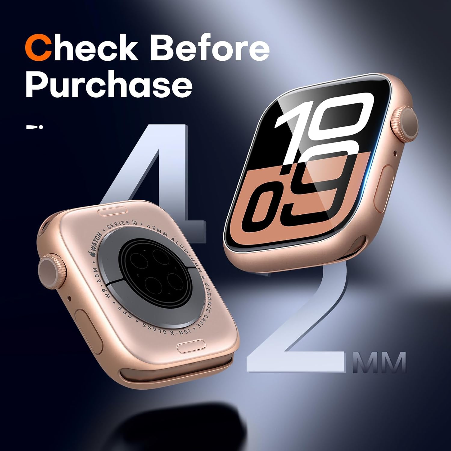 L K LϟK 8 Pack Apple Watch Screen Protector 42mm HD TPU 3 71rwTKOPYUL. AC SL1500 1