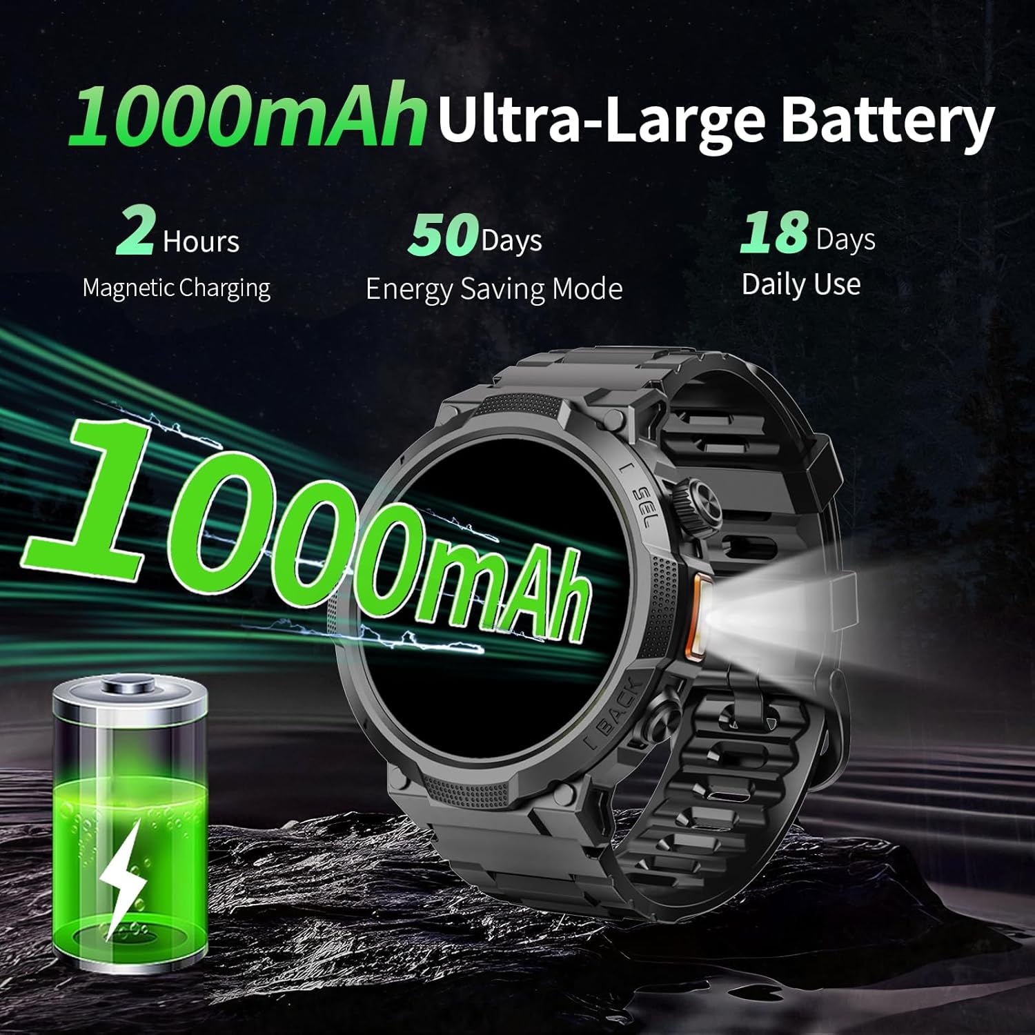 Smart Watches for Men 1.53in HD Military Smartwatch 6 810QOjdEXjL. AC SL1500 1