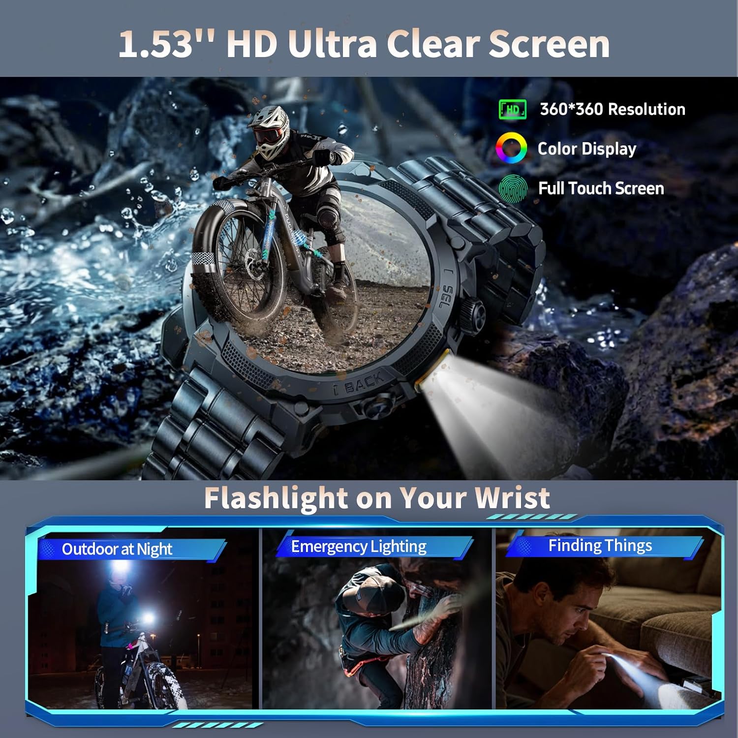 Smart Watches for Men 1.53in HD Military Smartwatch 8 815JGkx2gWL. AC SL1500 1