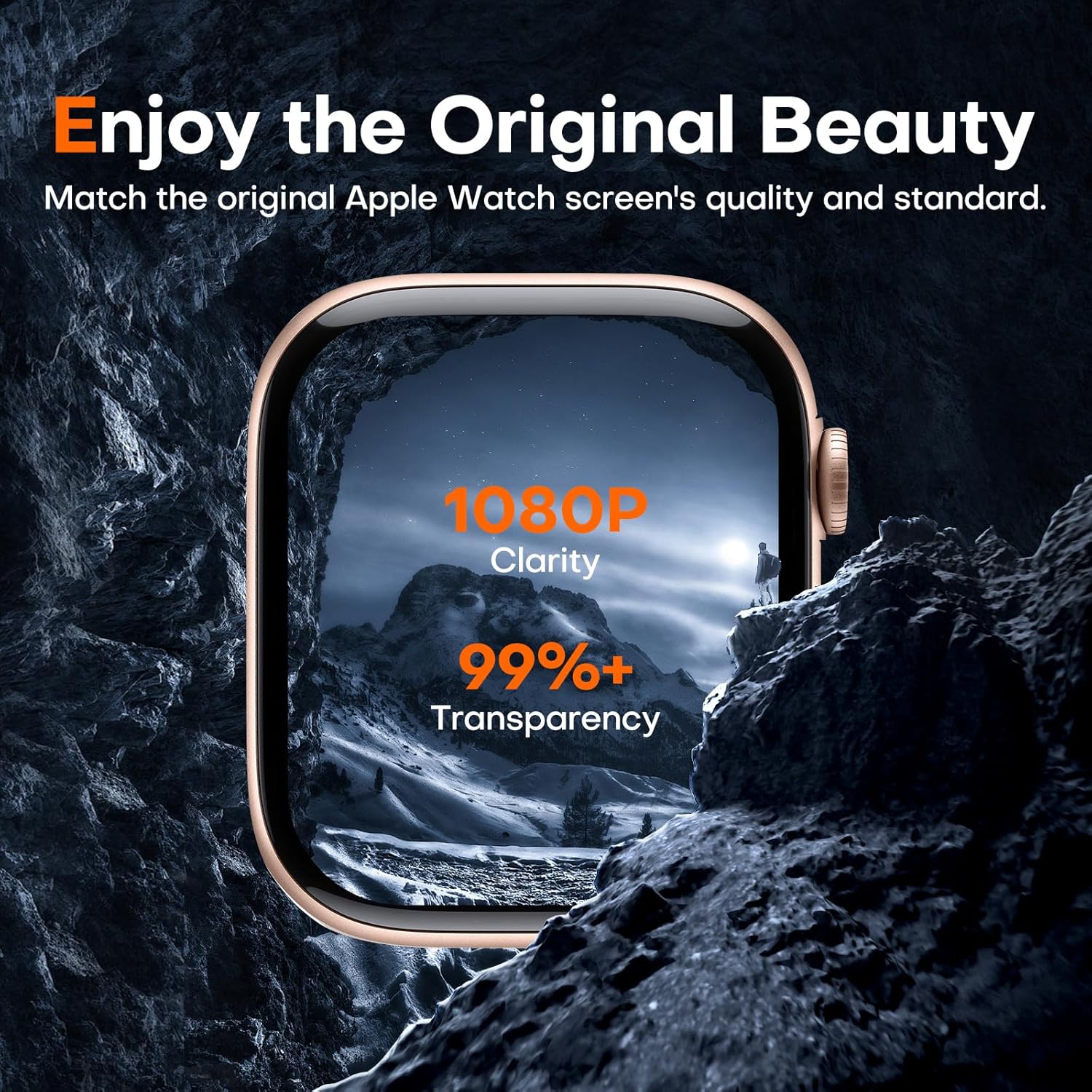 L K LϟK 8 Pack Apple Watch Screen Protector 42mm HD TPU 5 819gChh6tjL. AC SL1500 1