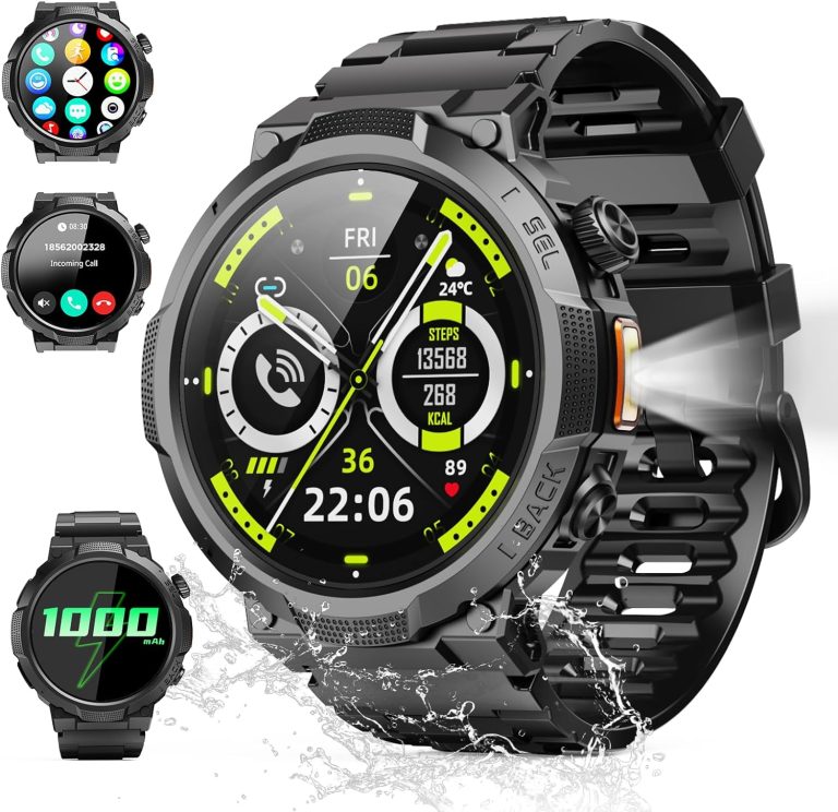 Smart Watches for Men 1.53in HD Military Smartwatch