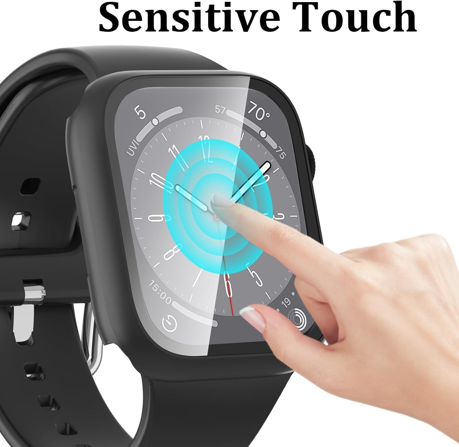 6-Pack Case Compatible with Apple Watch 40mm Series SE 3(2025)/SE 2/SE/6/5/4 with Tempered Glass Screen Protector, QCKANLJ Ultra-Thin Hard PC Full Protective Face Cover Bumper for iWatch 40 mm — Real-World Performance