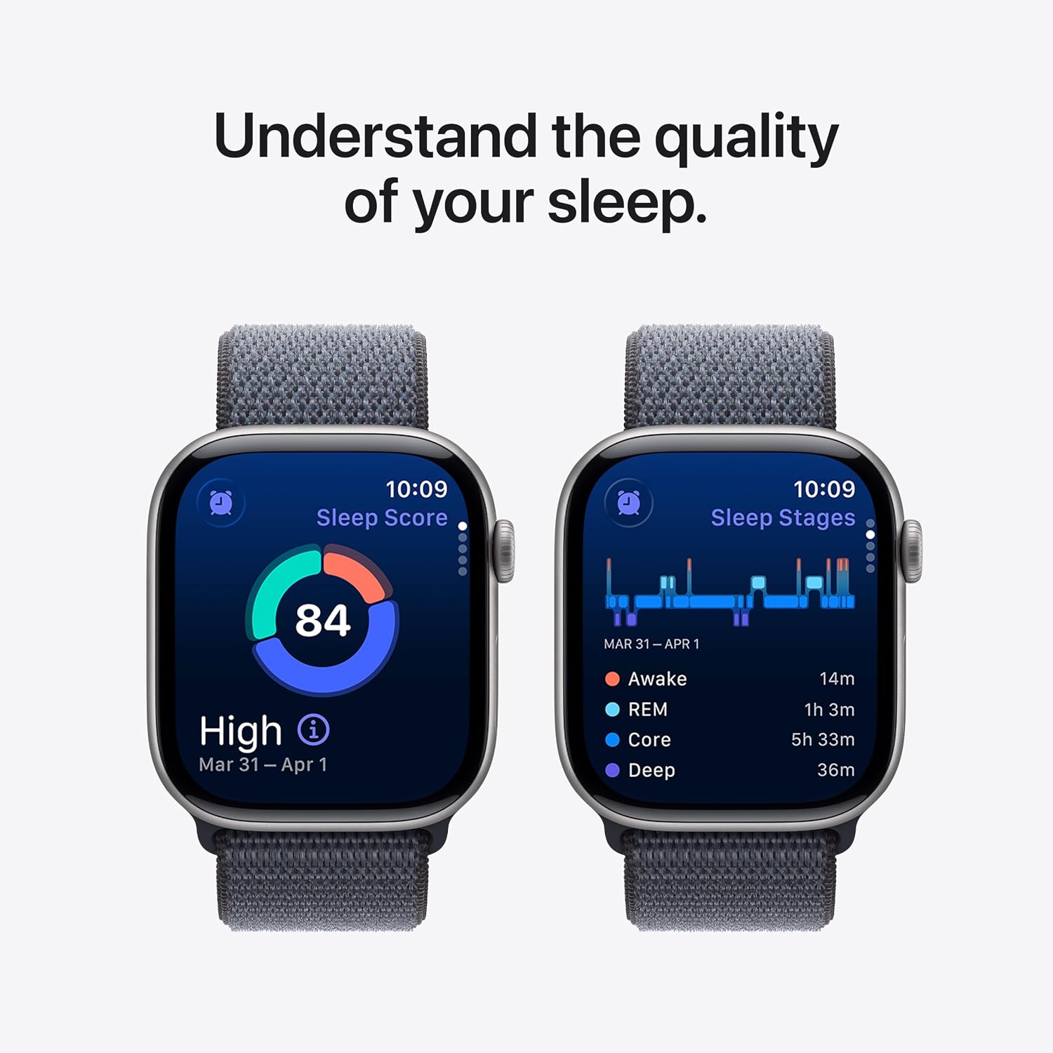 Apple Watch Series 11 [GPS 46mm] Smartwatch with Jet Black Aluminum Case with Black Sport Band - M/L. Sleep Score, Fitness Tracker, Health Monitoring, Always-On Display, Water Resistant — Key Features