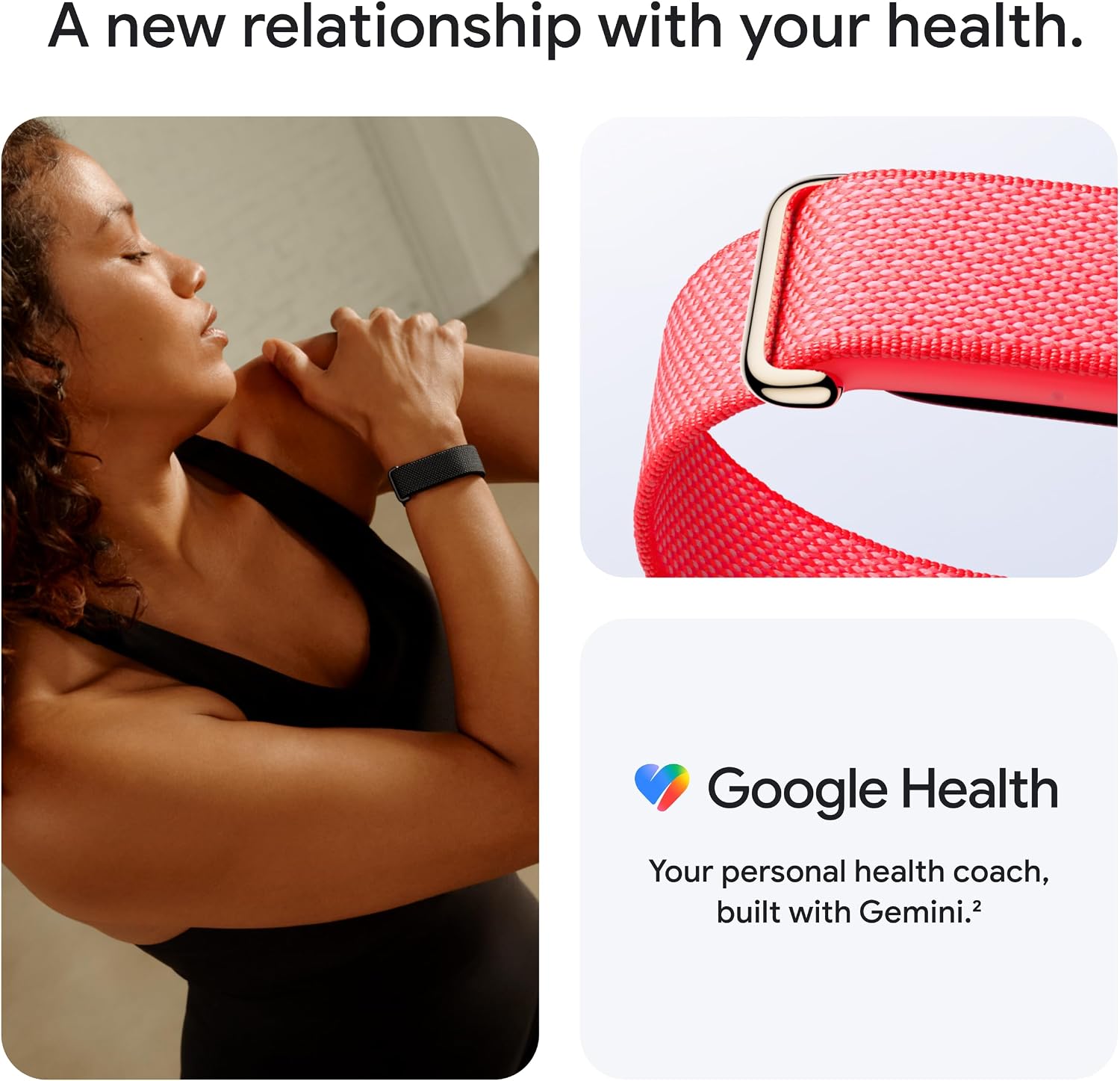 Fitbit Google Air - Screenless Activity Tracker - Berry — Key Features
