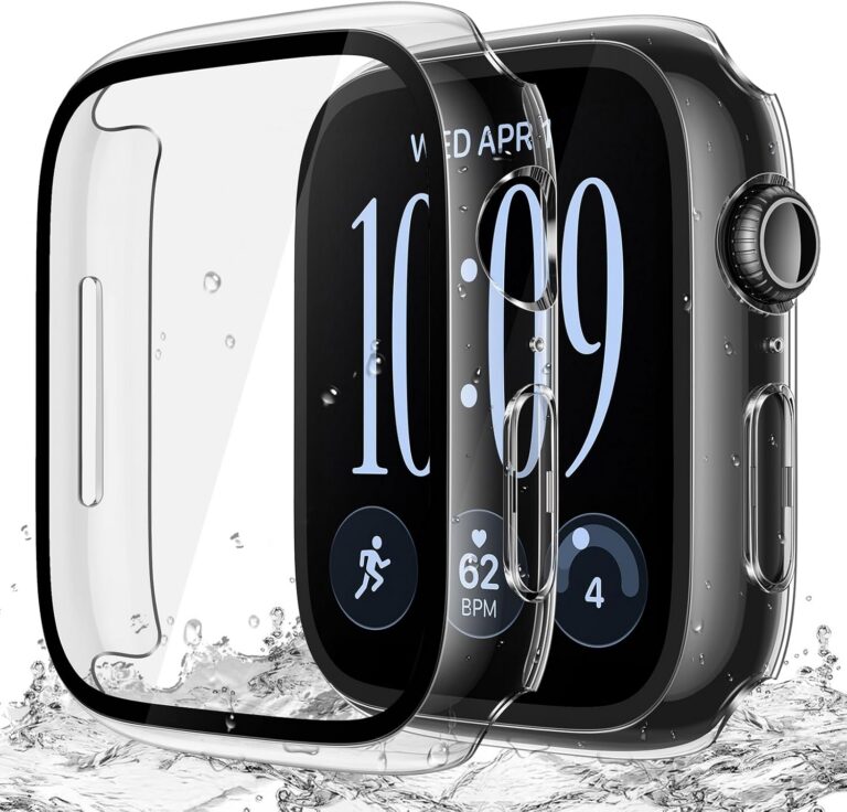 Misxi 2-Pack Waterproof Case for 46mm Apple Watch Series 12