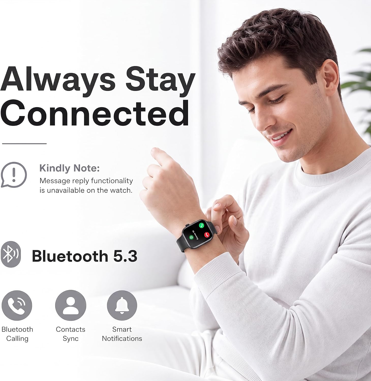 Smart Watch for Women Men, Answer/Make Call, 1.83"HD Touchscreen, 2 Bands 8 Smart Watch for Women Men, Answer/Make Call, 1.83"HD Touchscreen, 2 Bands — Who This Product Is For