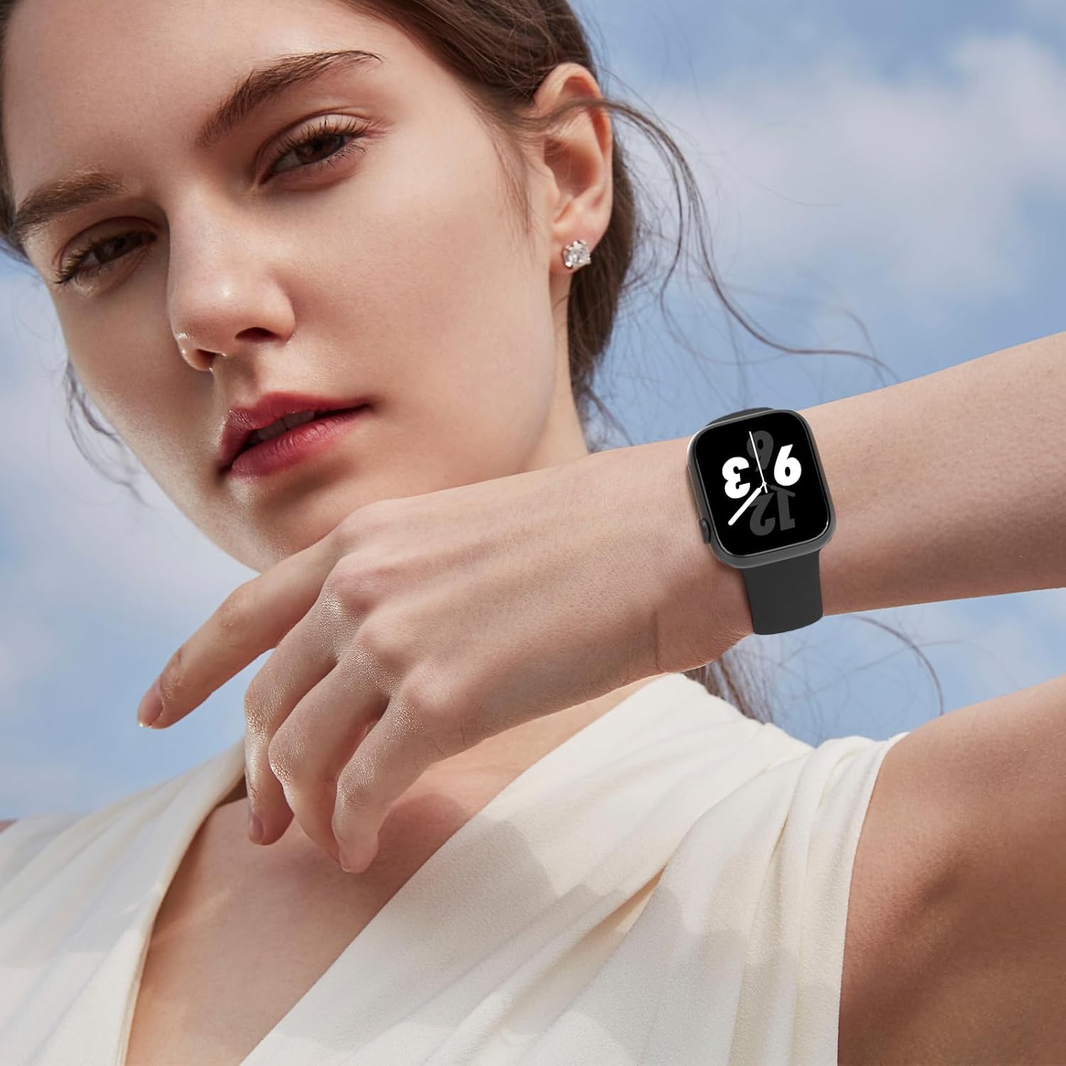 Sport Band Compatible with Apple Watch 38mm 40mm 41mm 42mm 44mm 45mm 46mm 49mm, Replacement Soft Silicone Strap Wristbands for iWatch Series 11/10/9/8/7/6/5/4/3/2/1 Ultra SE Women Men, Black — Ease of Use and Maintenance