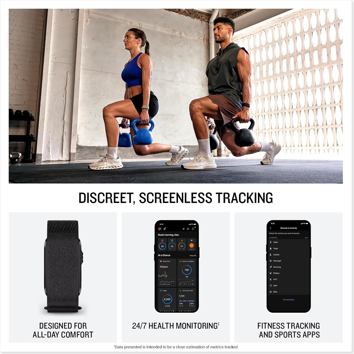 Garmin CIRQA™ Smart Band, No Subscription, L-XL Black 4 Garmin CIRQA™ Smart Band, No Subscription, L-XL Black — Key Features