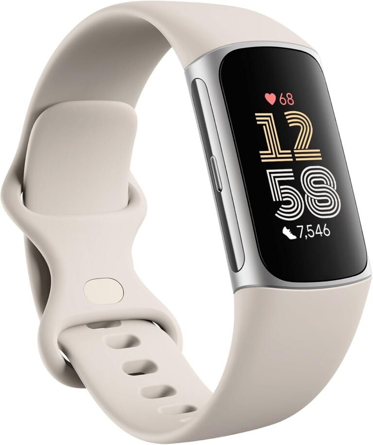 Google Fitbit Charge 6 – Fitness Tracker – Porcelain/Silver