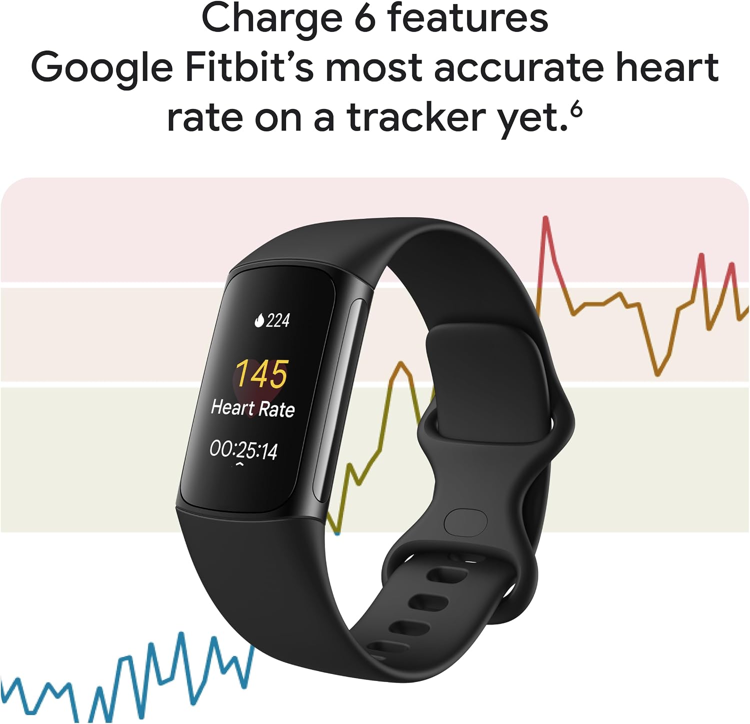 Google Fitbit Charge 6 - Fitness Tracker - Porcelain/Silver 6 Google Fitbit Charge 6 - Fitness Tracker - Porcelain/Silver — Ease of Use and Maintenance