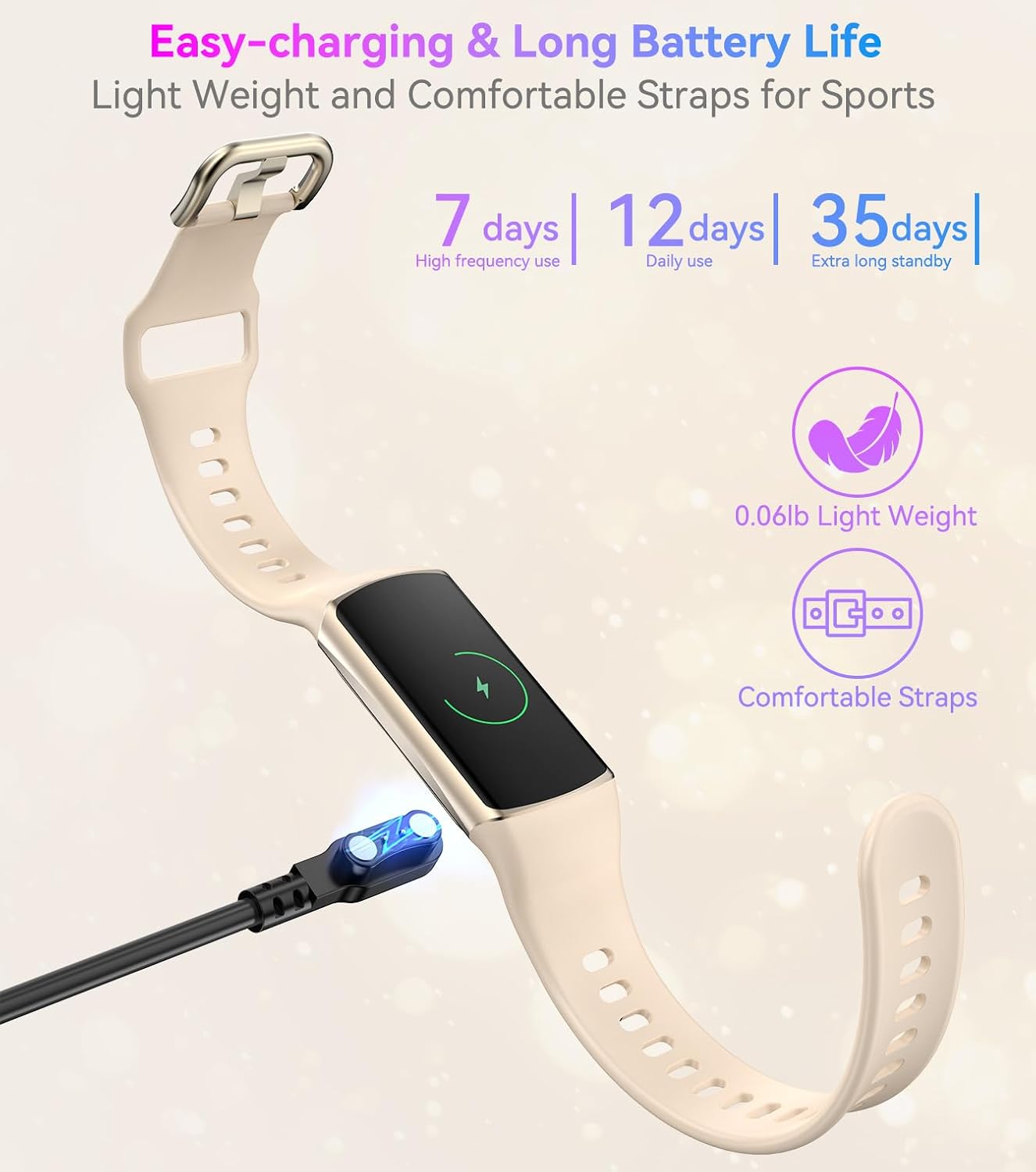 Smart Watch Fitness Tracker with 24/7 Heart Rate, Blood Oxygen Blood Pressure Monitor Sleep Tracker 120 Sports Modes Activity Trackers Step Calorie Counter IP68 Waterproof for Andriod iPhone Women Men — Key Features