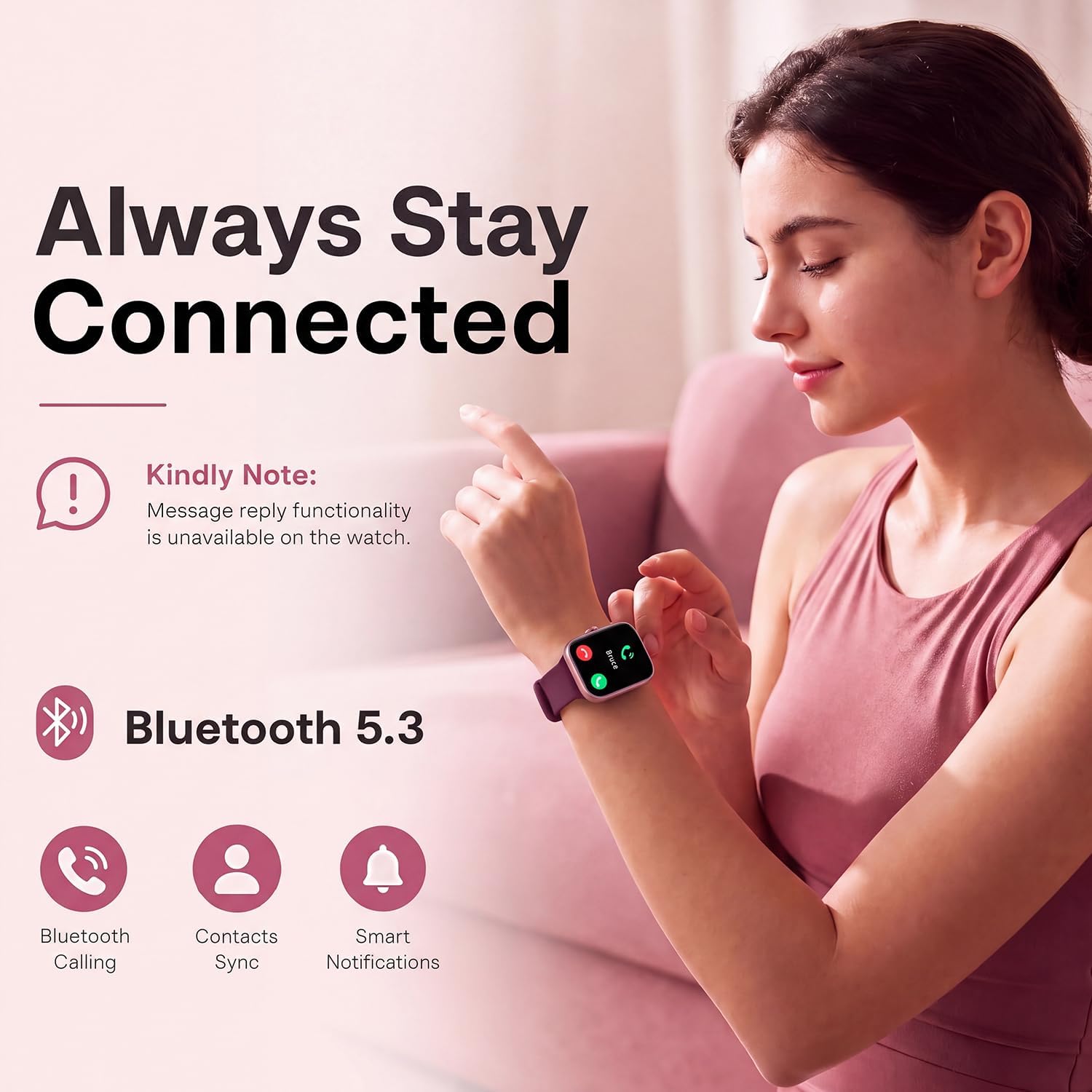 Smart Watch for Women, Bluetooth Answer/Make Calls, 1.83"HD Screen, 2 Bands — Who This Product Is For